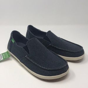 Sanuk Vagabond Navy causal shoes size 8